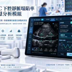 單次場域驗證-IVC 下腔靜脈塌陷率智慧分析模組